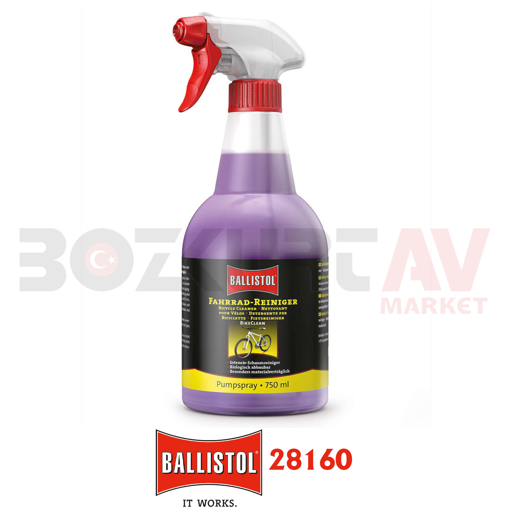 Ballistol BikeClean 750 ml Bisiklet Temizleme Spreyi