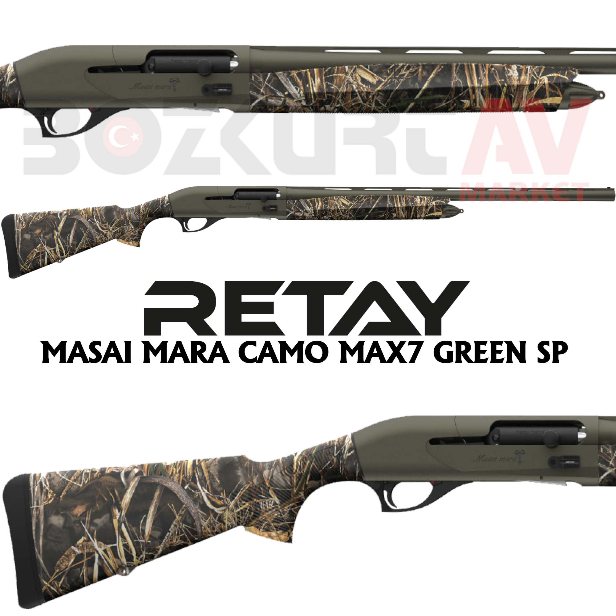 Retay Arms Masai Mara Camo MAX7 Green SP Otomatik Av Tüfeği