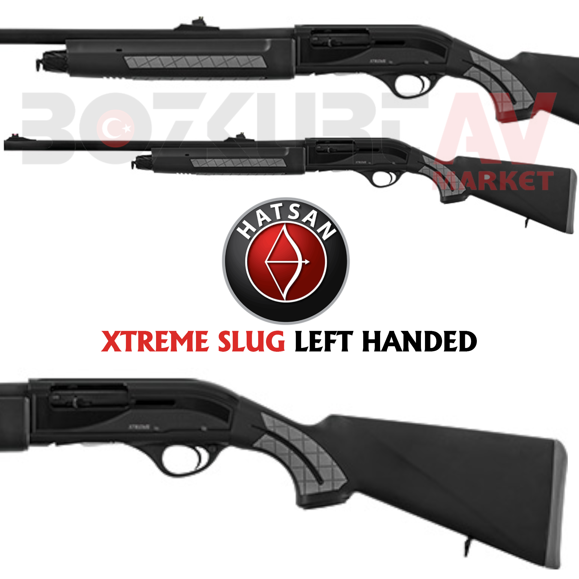 Hatsan Escort Magnum Xtreme Slug Left Handed Otomatik Av Tüfeği