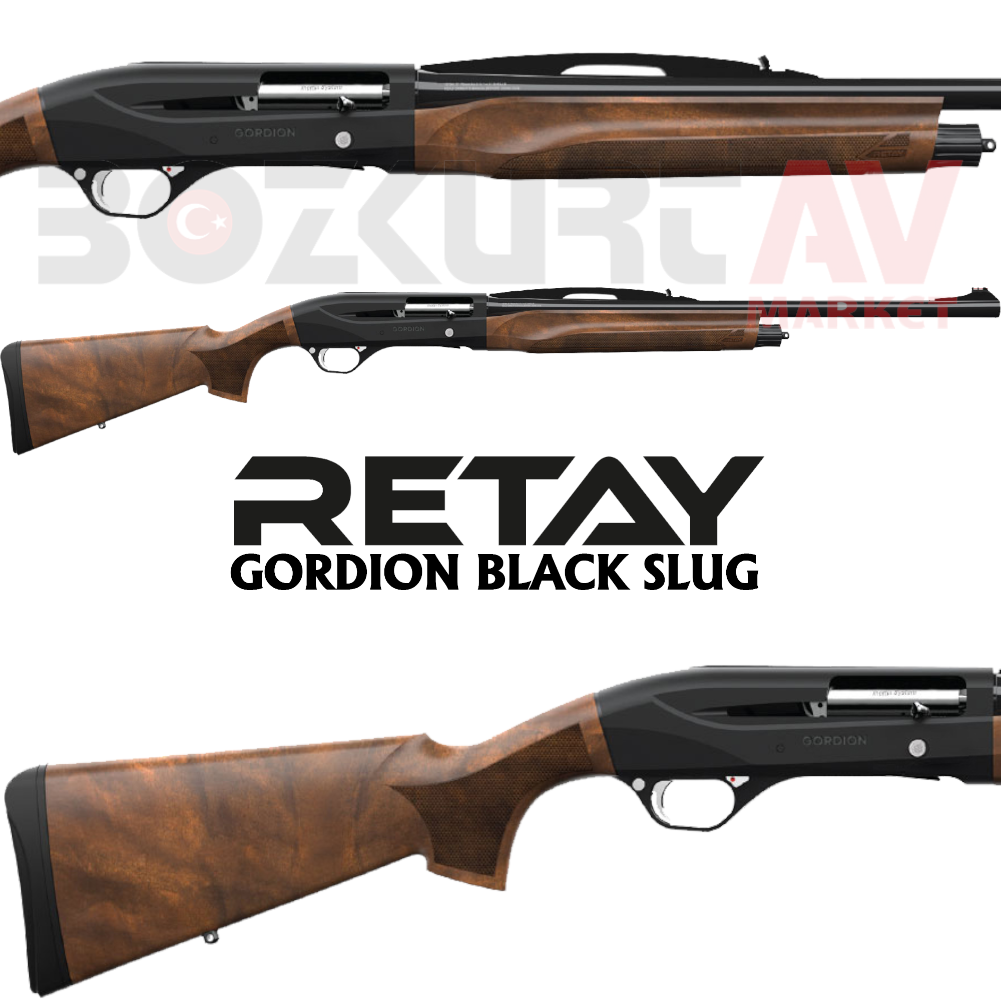 Retay Arms Gordion Black Slug Otomatik Av Tüfeği