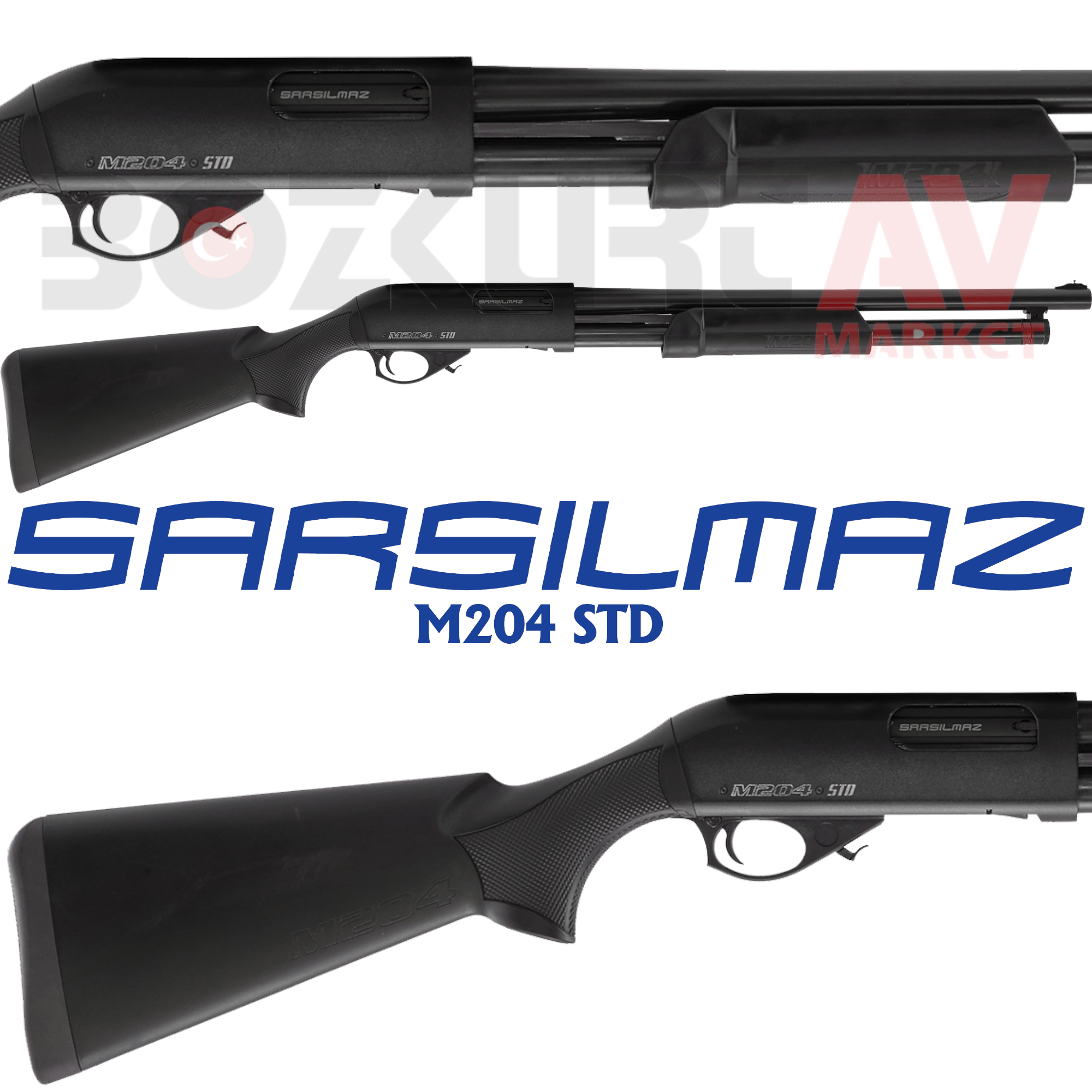 Sarsılmaz M204 STD Pompalı Av Tüfeği