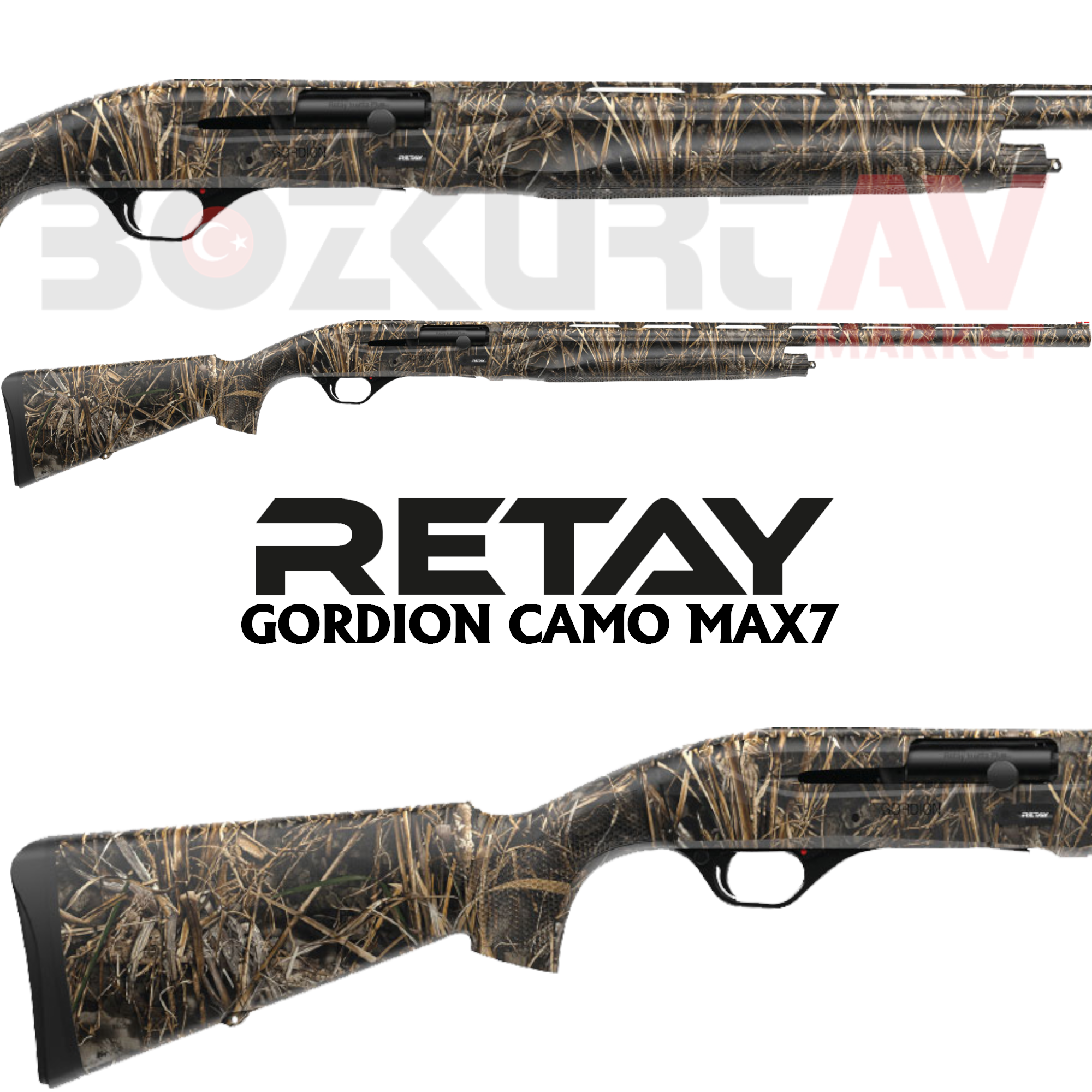 Retay Arms Gordion Camo MAX7 Otomatik Av Tüfeği