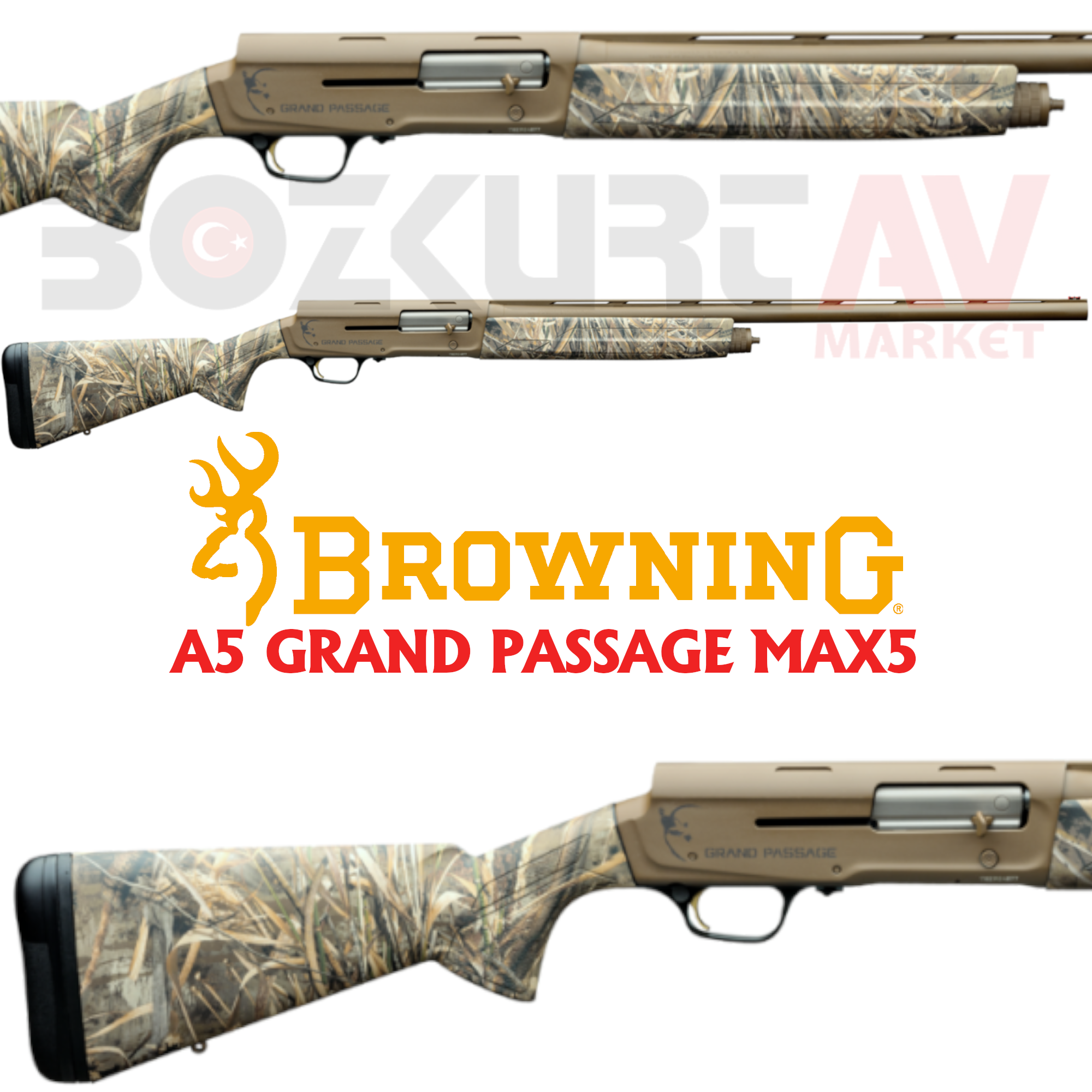 Browning A5 Grand Passage MAX-5 Otomatik Av Tüfeği