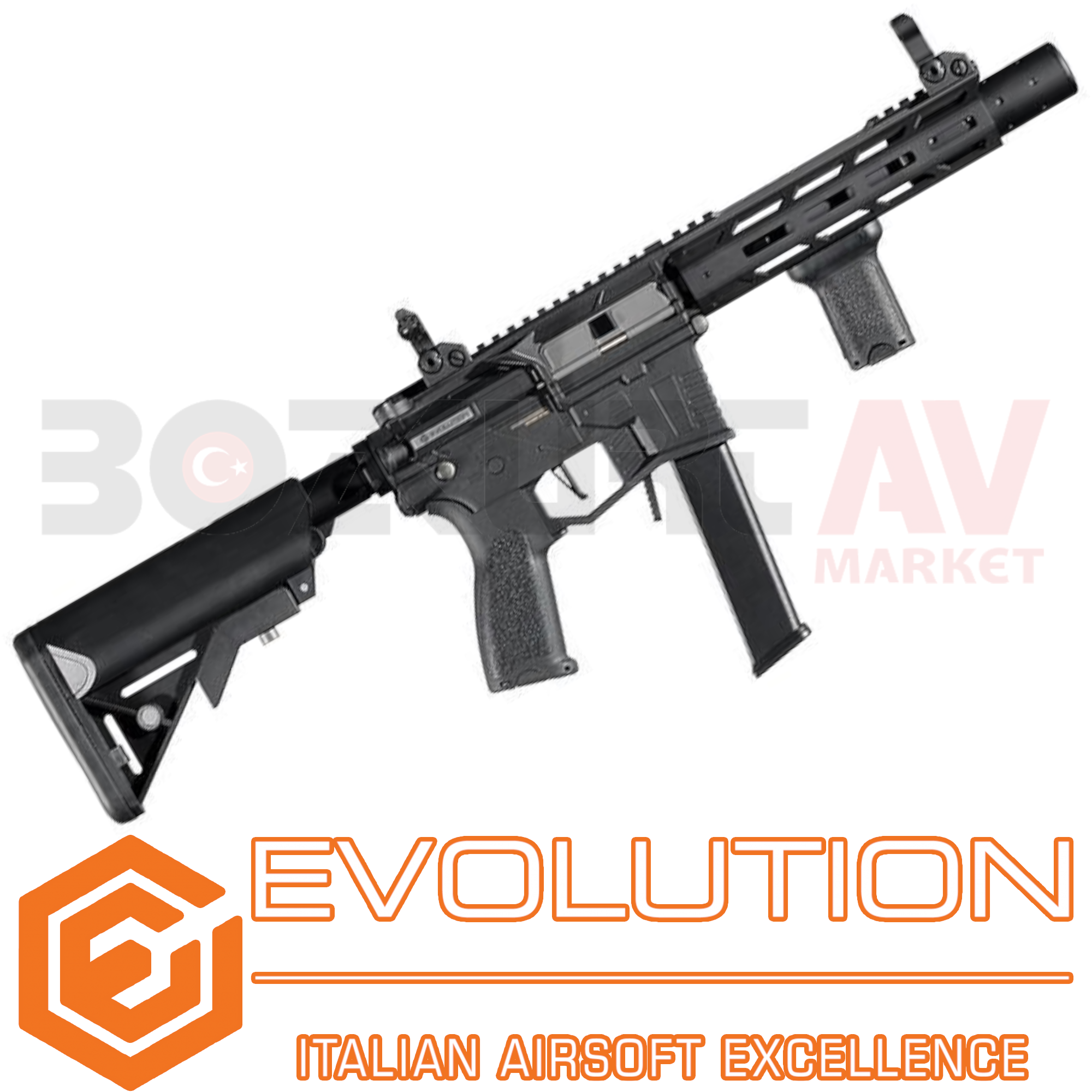 Evolution Reaper S EMR S Carbontech Reaper Pack Airsoft Havalı Tüfek (7,4V Li-Po Pil Hediyeli ve Şarj Cihazı)