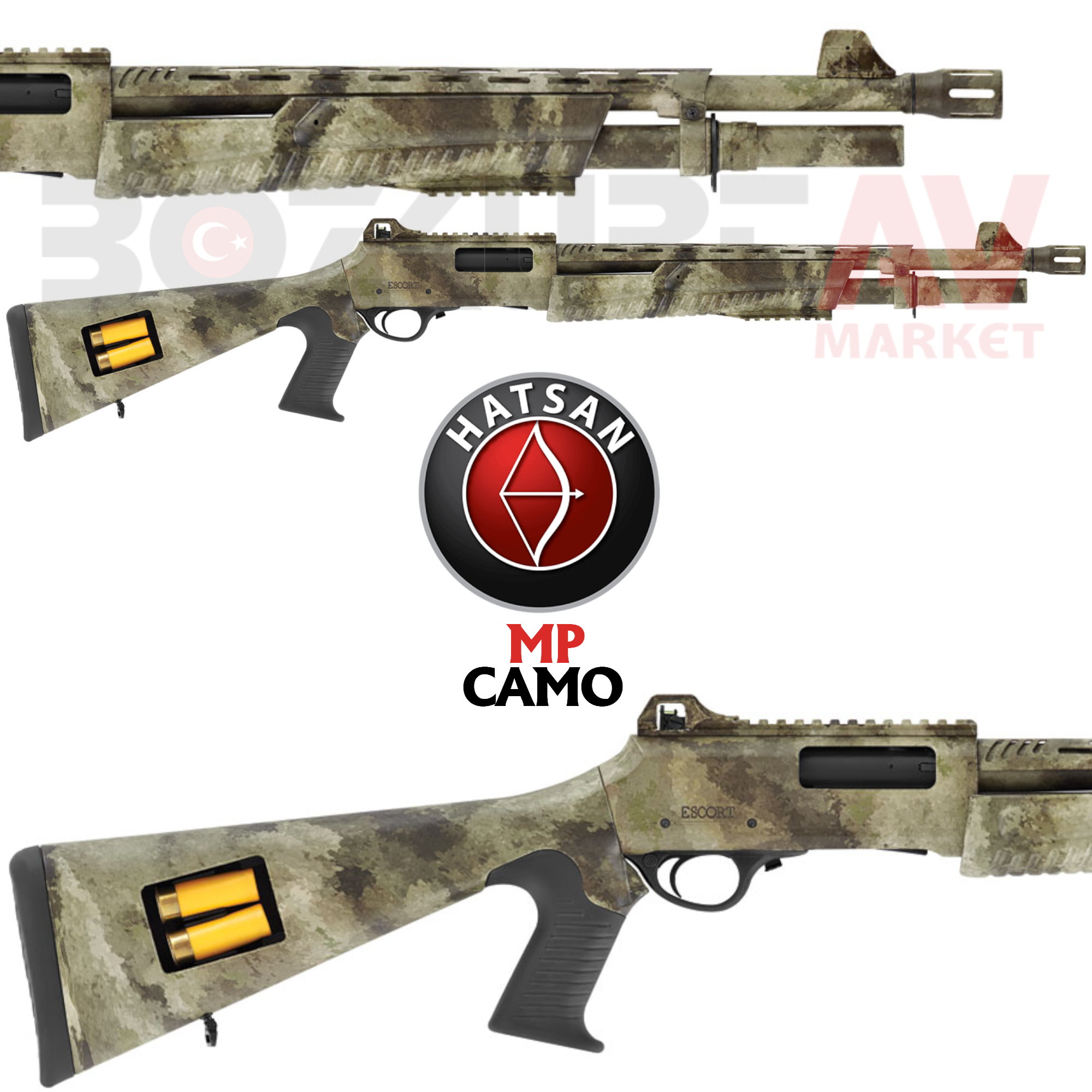 Hatsan Escort Magnum MP Camo Pompalı Av Tüfeği