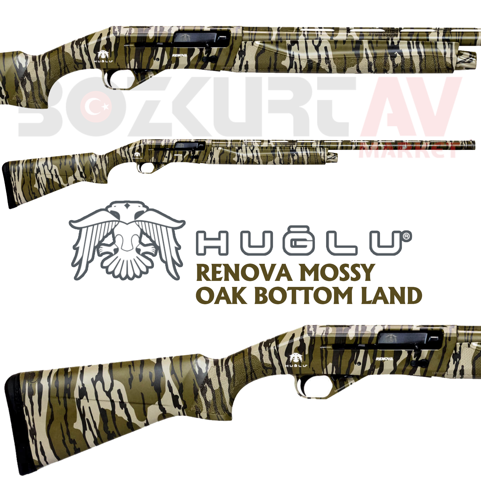 Huğlu Renova Mossy Oak Bottom Land Otomatik Av Tüfeği