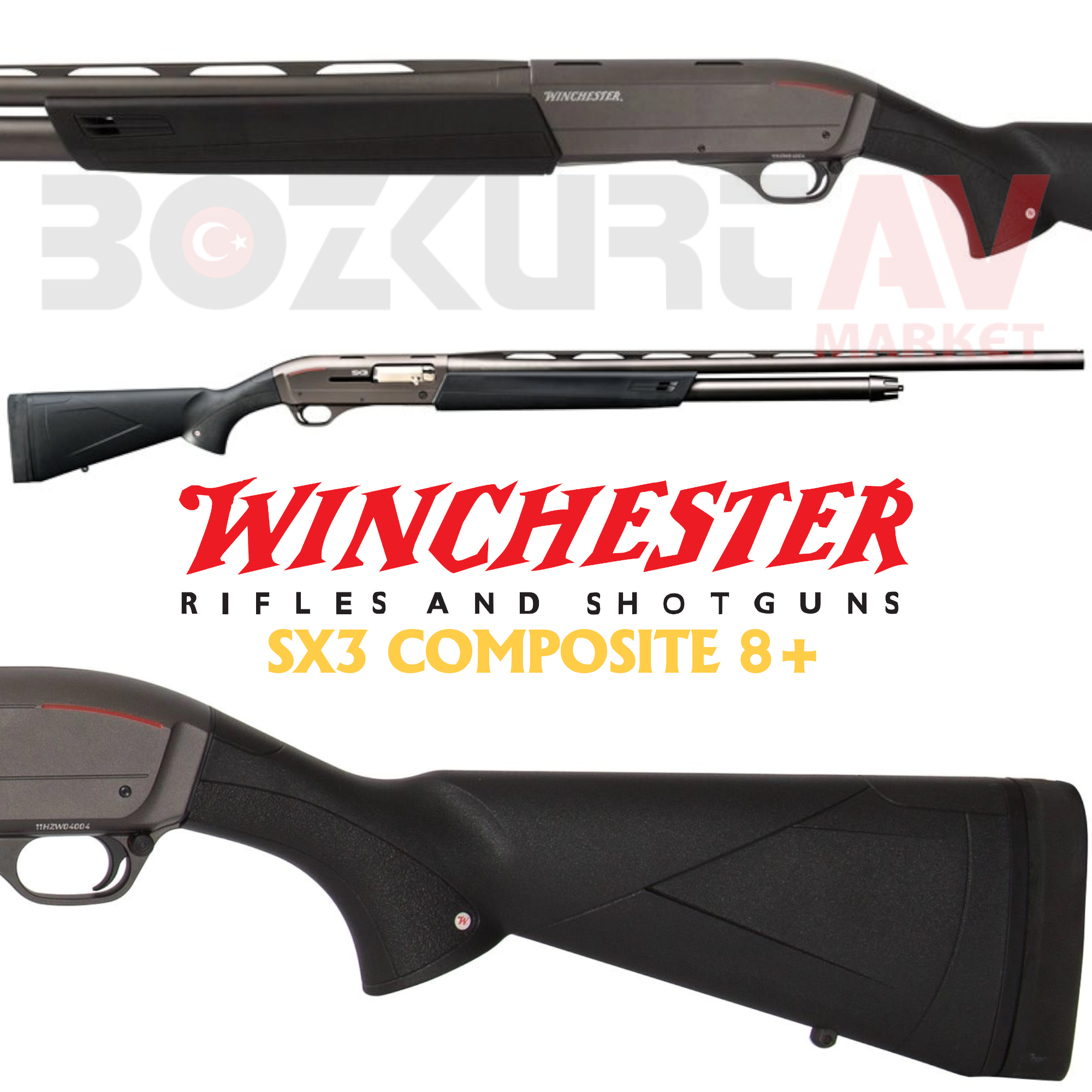 Winchester SX3 Composite 8 Rounds Otomatik Av Tüfeği