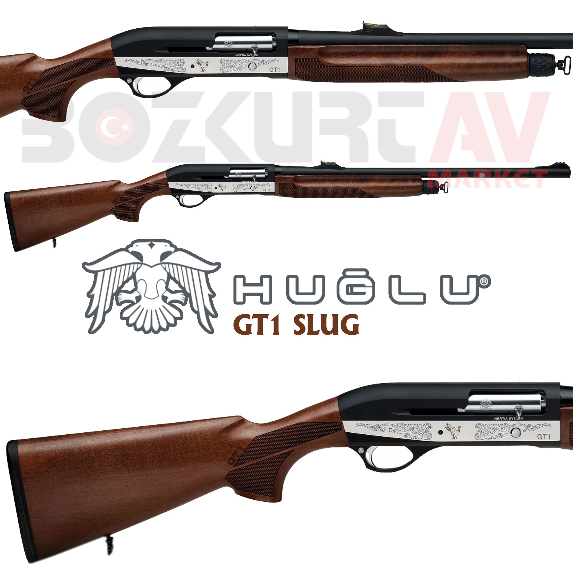 Huğlu GT1 Slug Otomatik Av Tüfeği