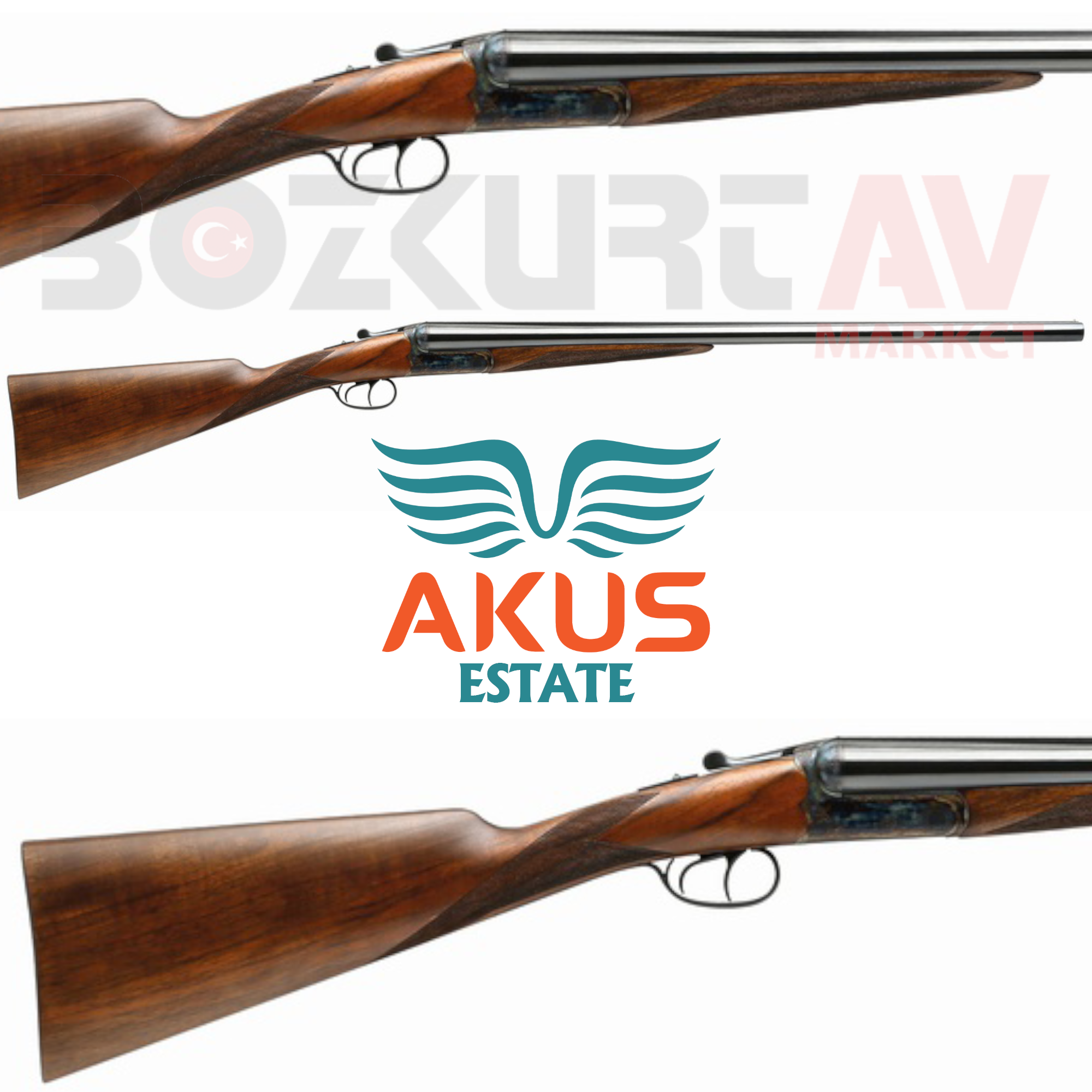 Akus Estate Ejektörlü Çifte Av Tüfeği