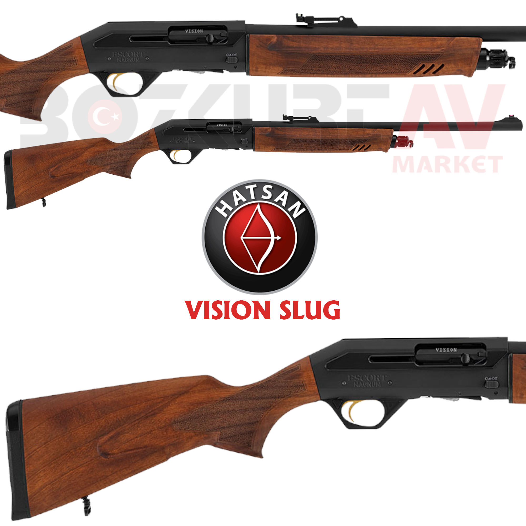 Hatsan Escort Magnum Vision W Slug Otomatik Av Tüfeği