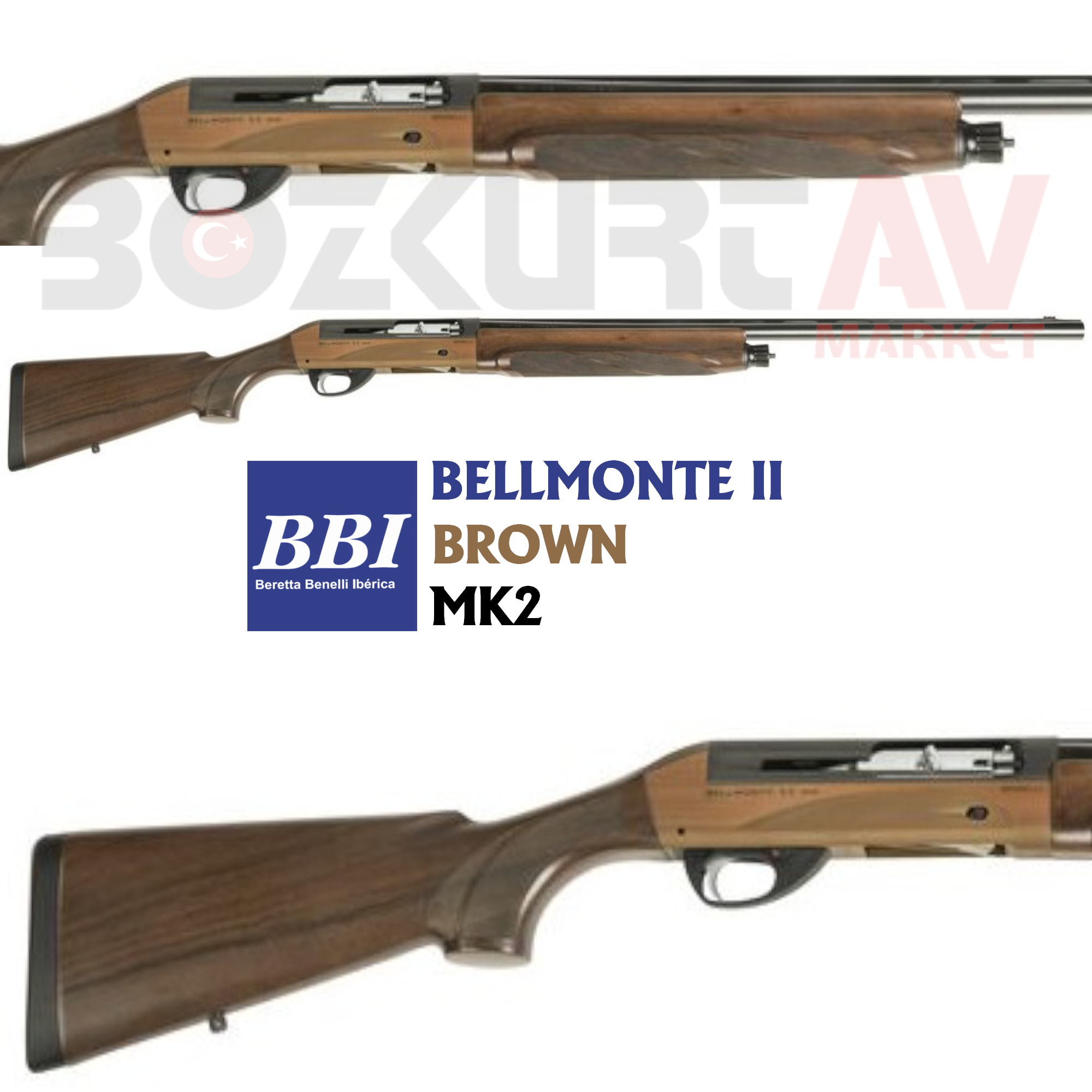 Benelli Bellmonte II Brown MK2 Otomatik Av Tüfeği