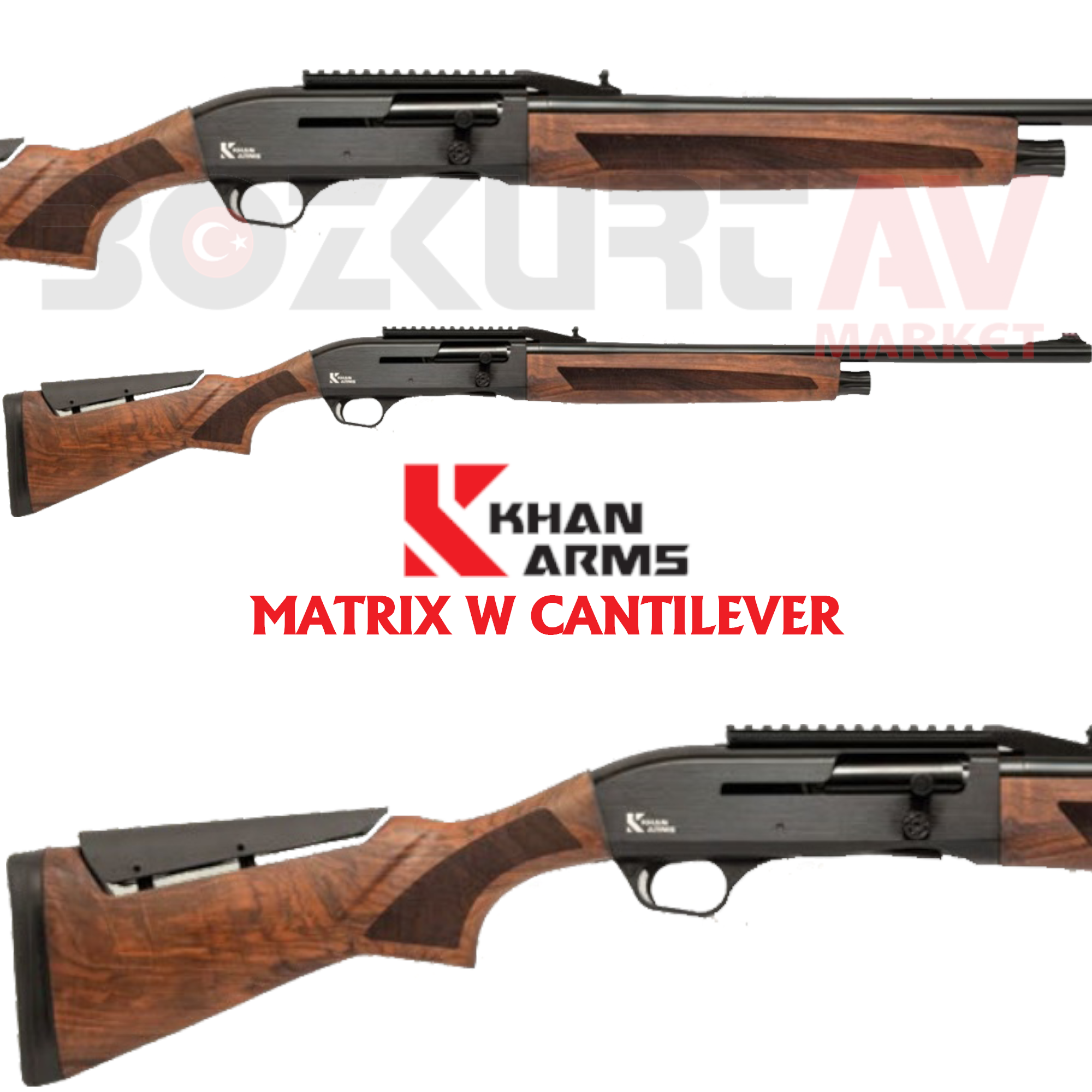 Khan Arms Matrix W Cantilever Slug Otomatik Av Tüfeği