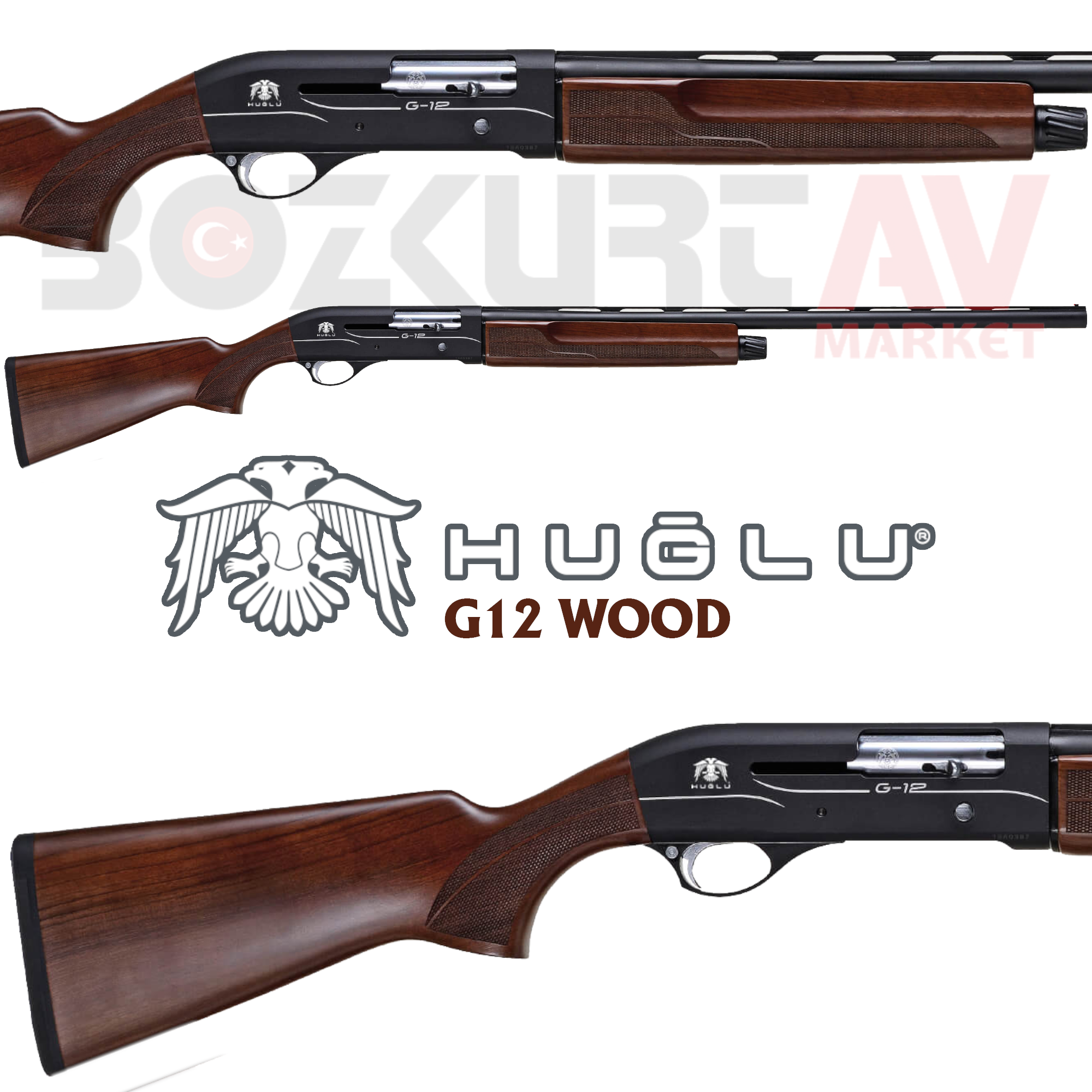 Huğlu G12 Wood Otomatik Av Tüfeği