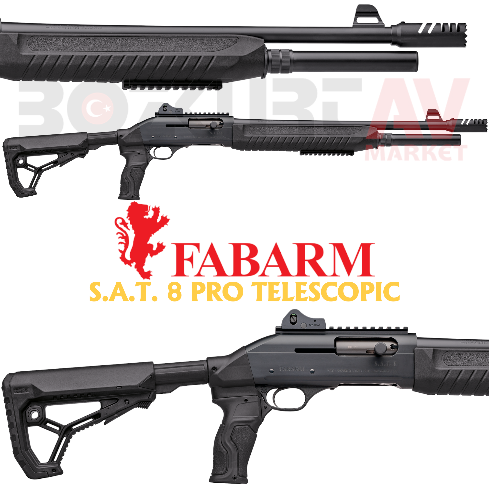 En ucuz Fabarm S.A.T. 8 PRO TELESCOPIC Otomatik Av Tüfeği