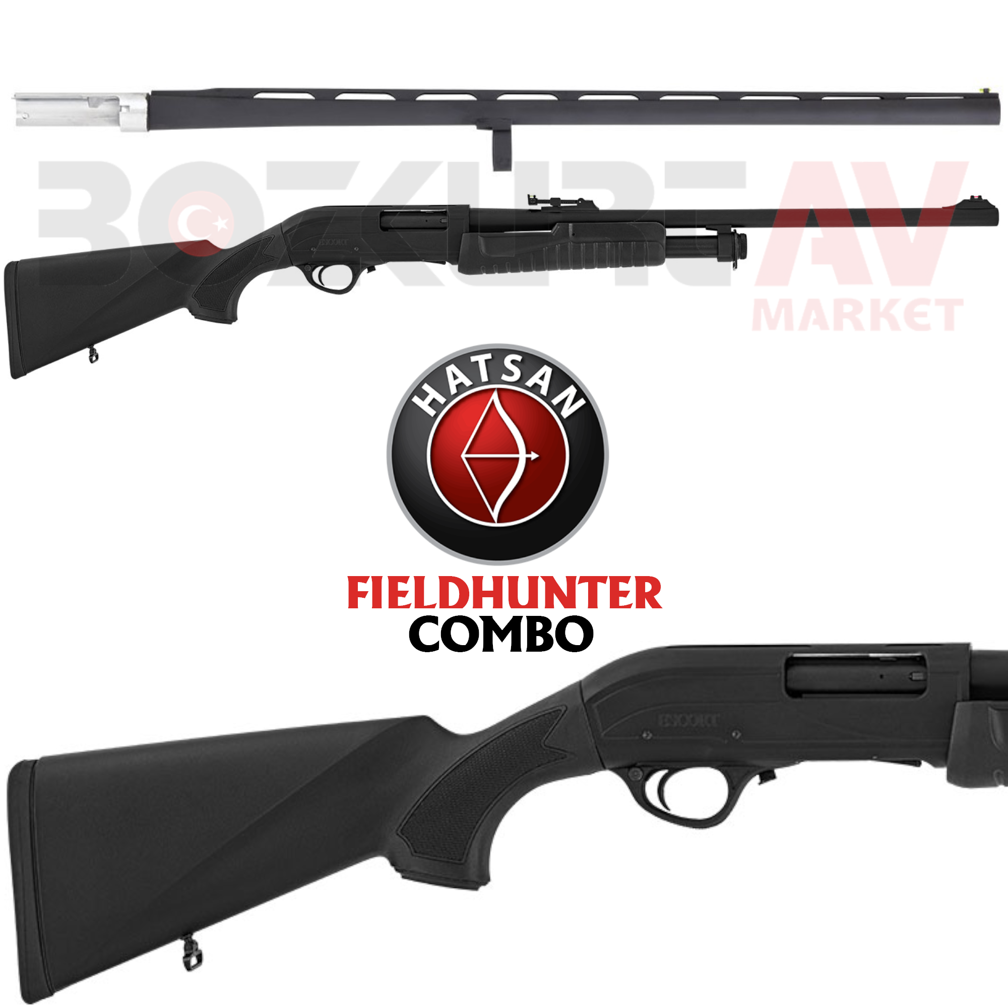 Hatsan Escort Magnum FieldHunter COMBO Pompalı Av Tüfeği