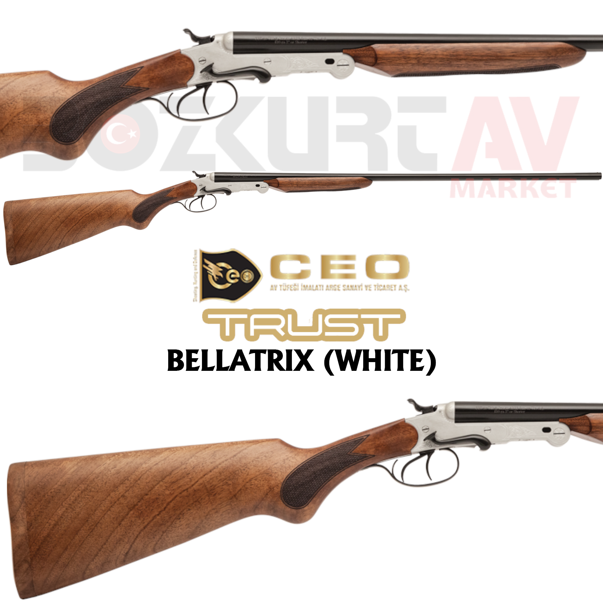 Ceo Trust Bellatrix White Çifte Av Tüfeği