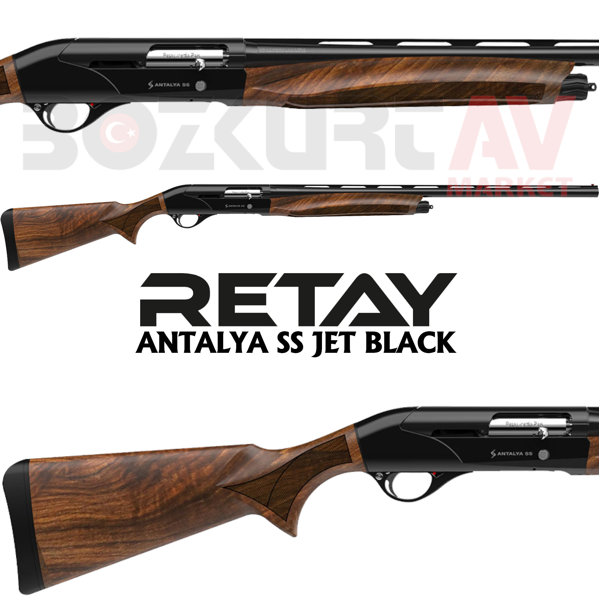 Retay Arms Antalya SS Jet Black Otomatik Av Tüfeği