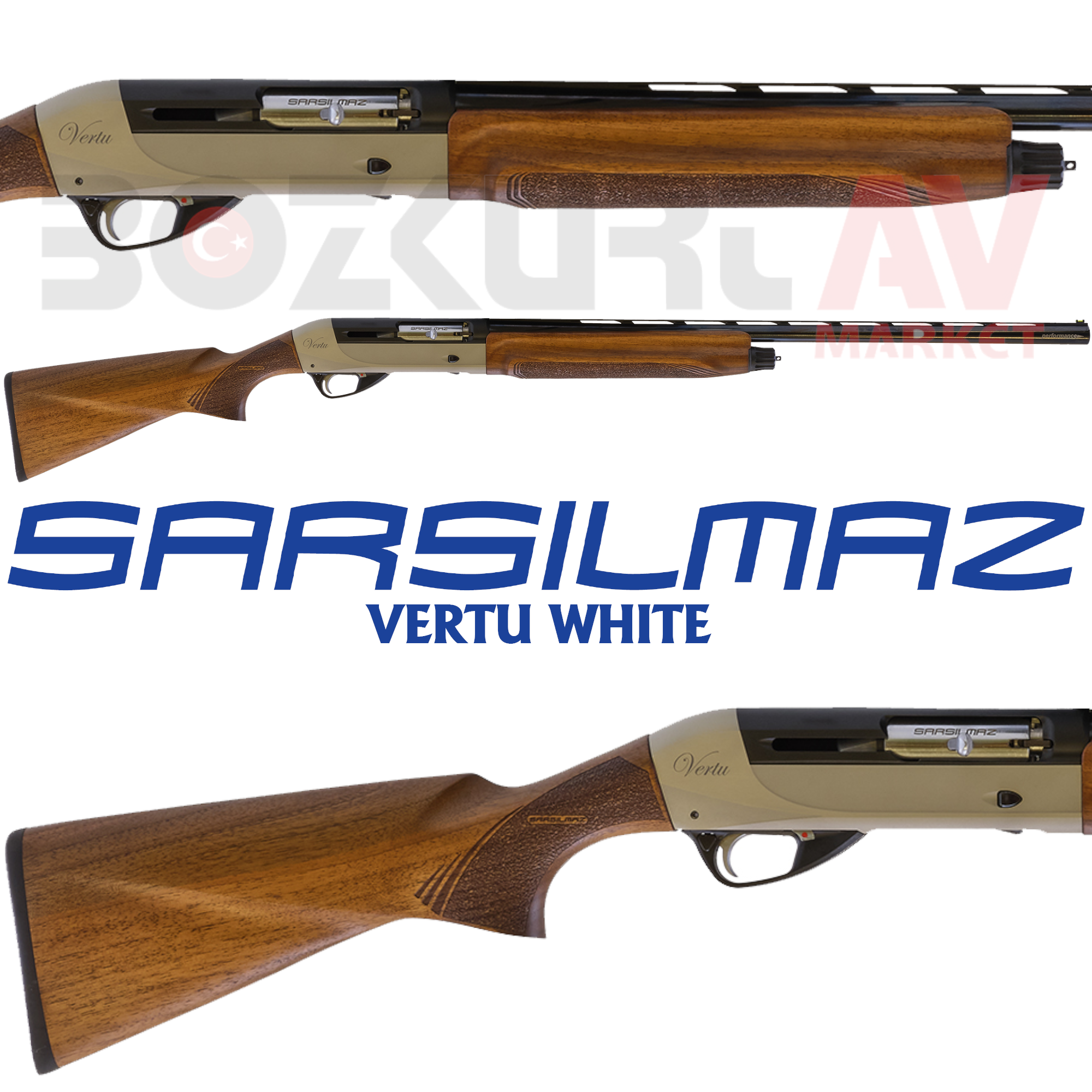 Sarsılmaz Vertu White Otomatik Av Tüfeği