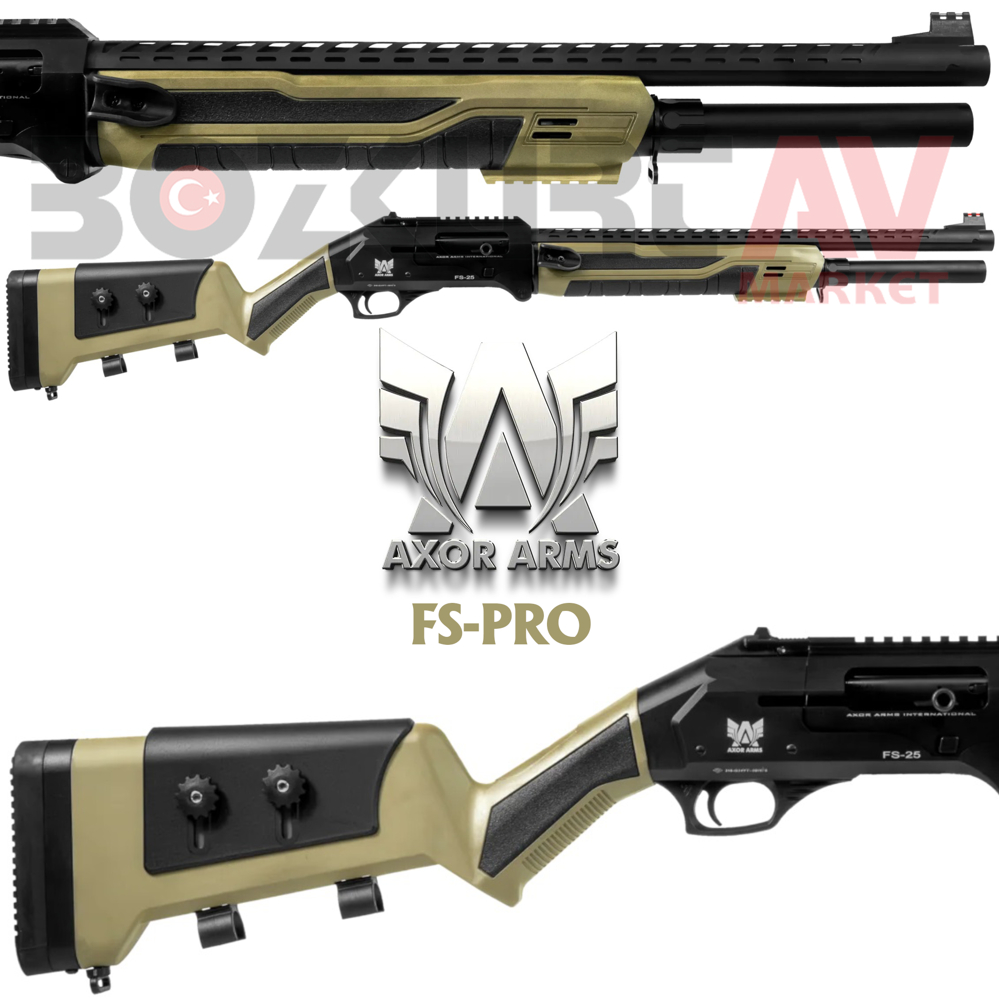 Axor Arms FS-PRO Katlanabilir Otomatik Av Tüfeği