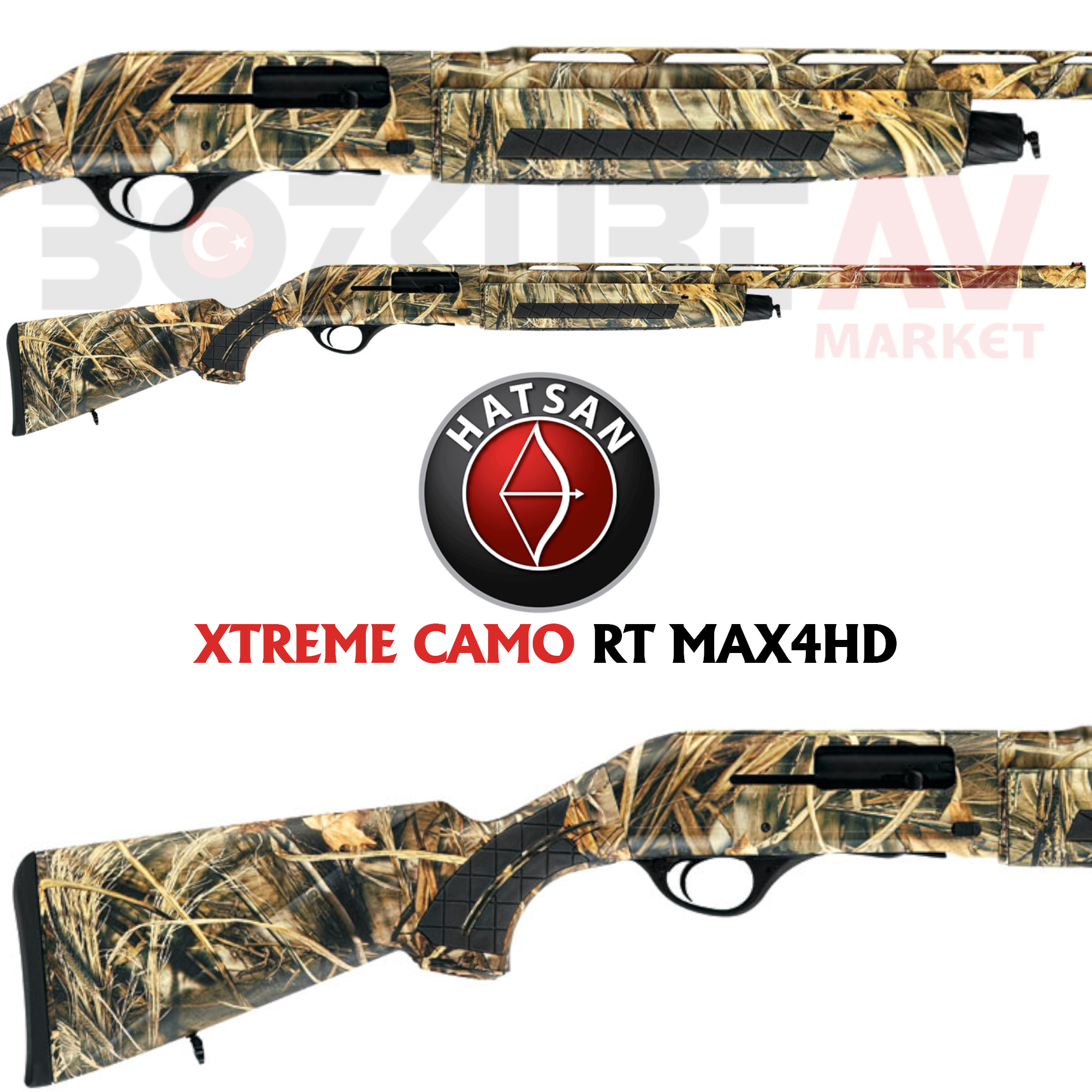 Hatsan Escort Magnum Xtreme Camo Realtree MAX4HD Otomatik Av Tüfeği