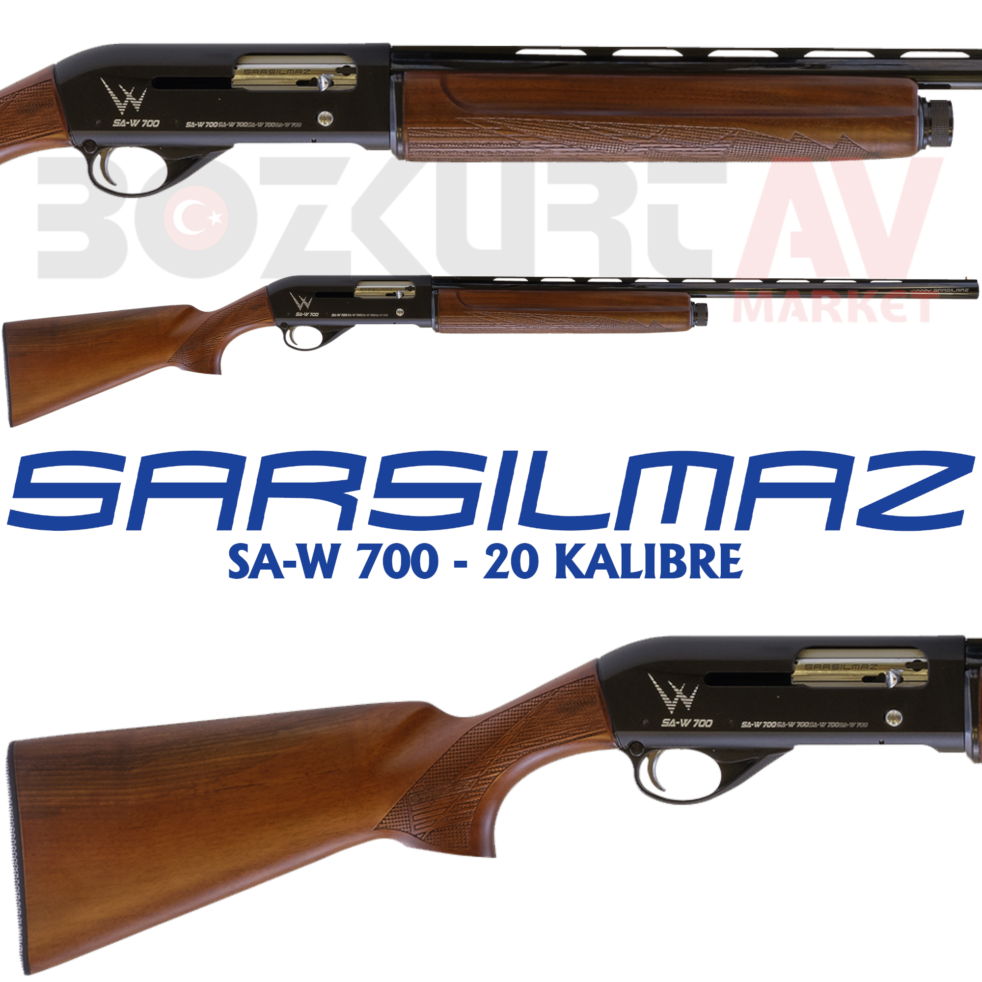 Sarsılmaz SA-W 700 20 Kalibre Otomatik Av Tüfeği
