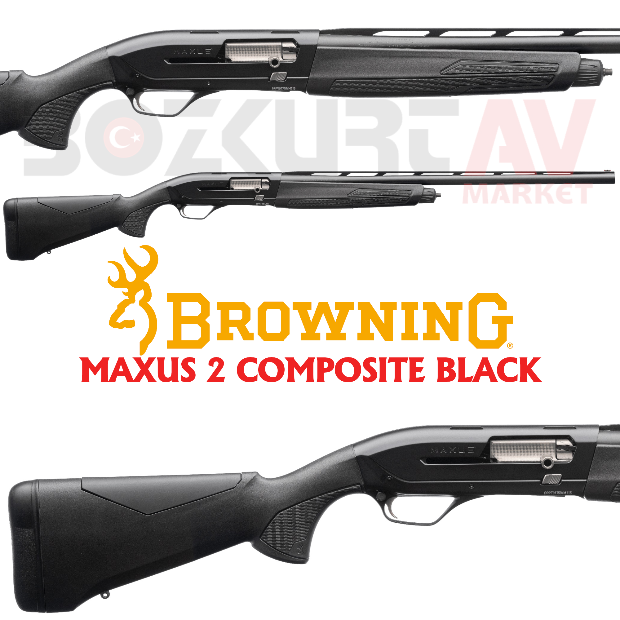 Browning Maxus 2 Composite Black Otomatik Av Tüfeği
