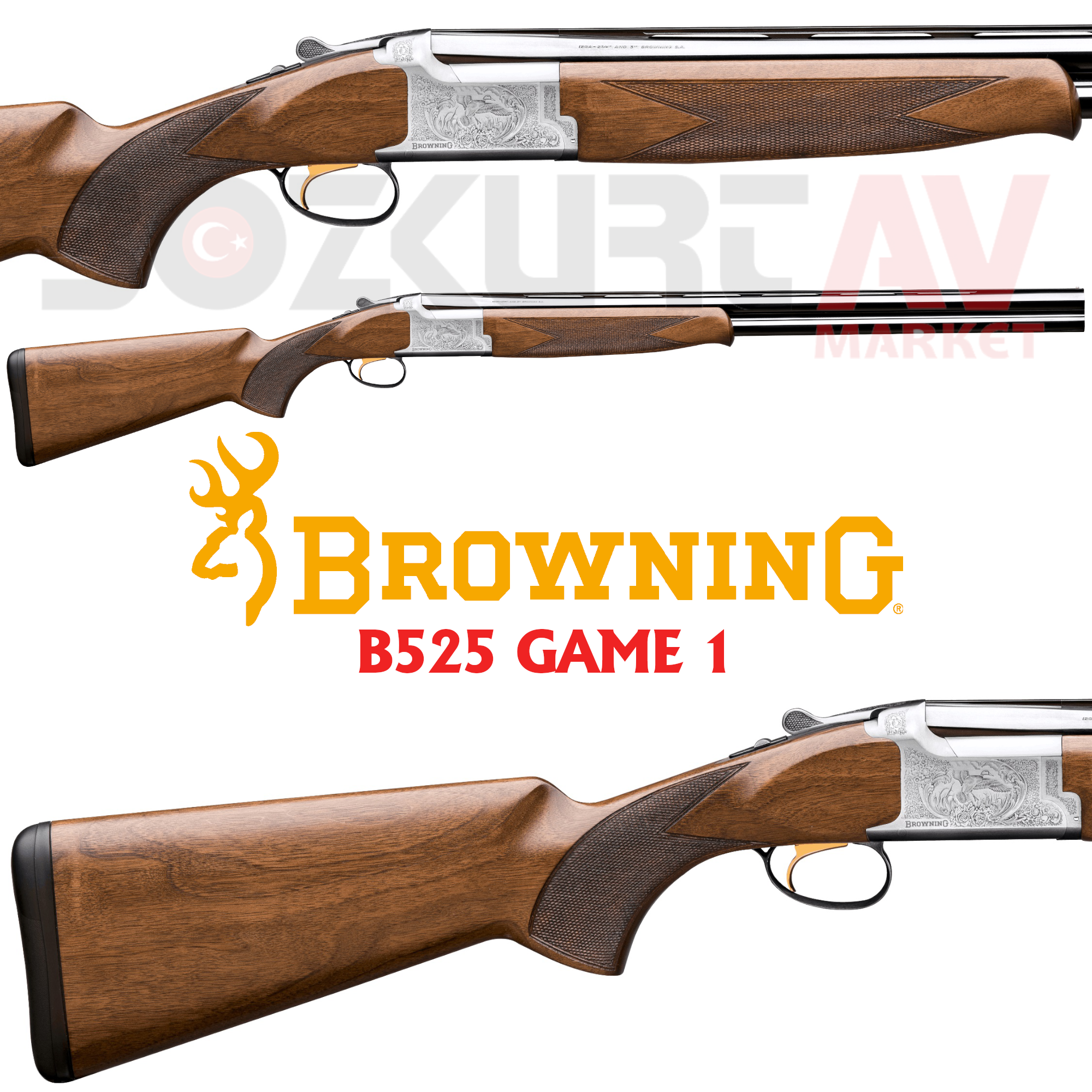 Browning B525 Game 1 Süperpoze Av Tüfeği