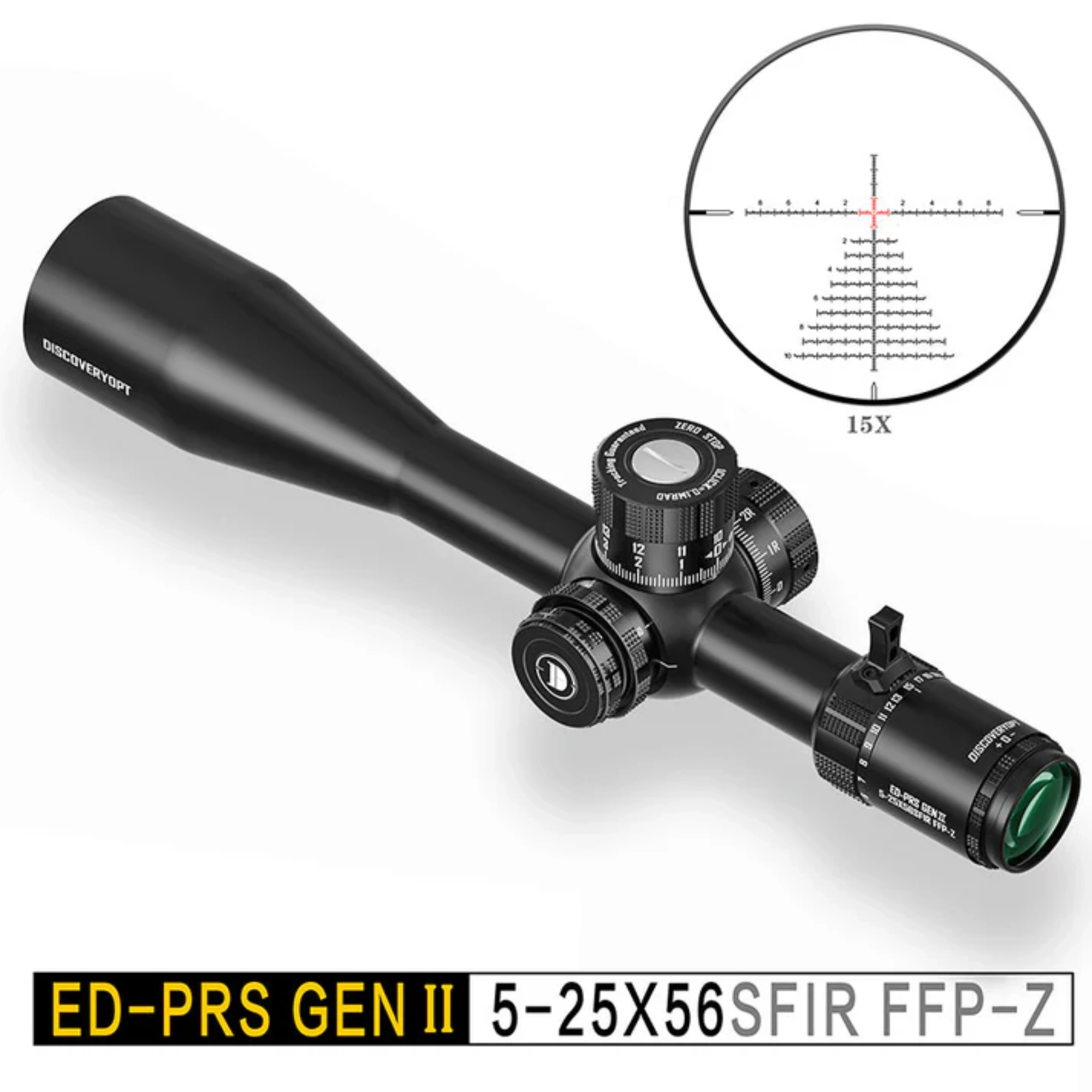En ucuz Discovery Optics ED-PRS GEN2 5-25X56 SFIR FFP-Z Tüfek