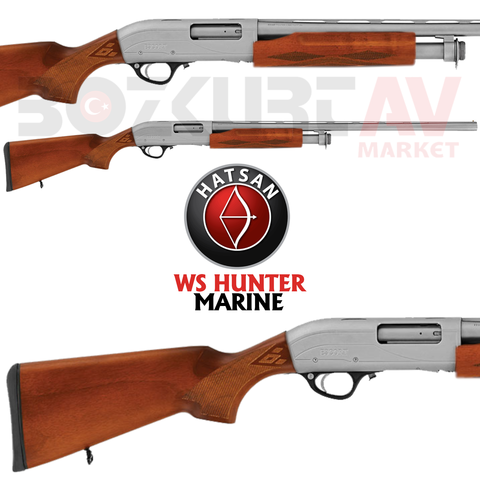 Hatsan Escort Magnum WS Hunter Marine Pompalı Av Tüfeği