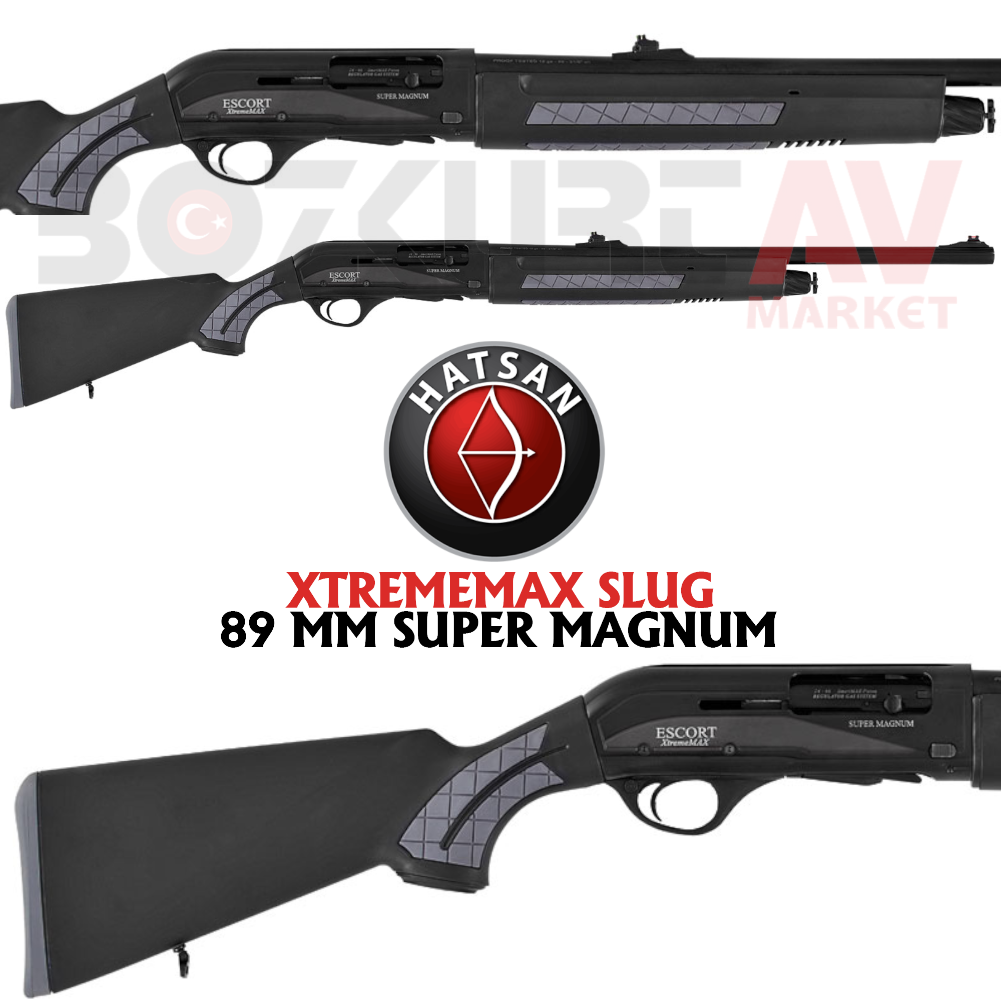 Hatsan Escort Magnum XtremeMAX Slug Otomatik Av Tüfeği