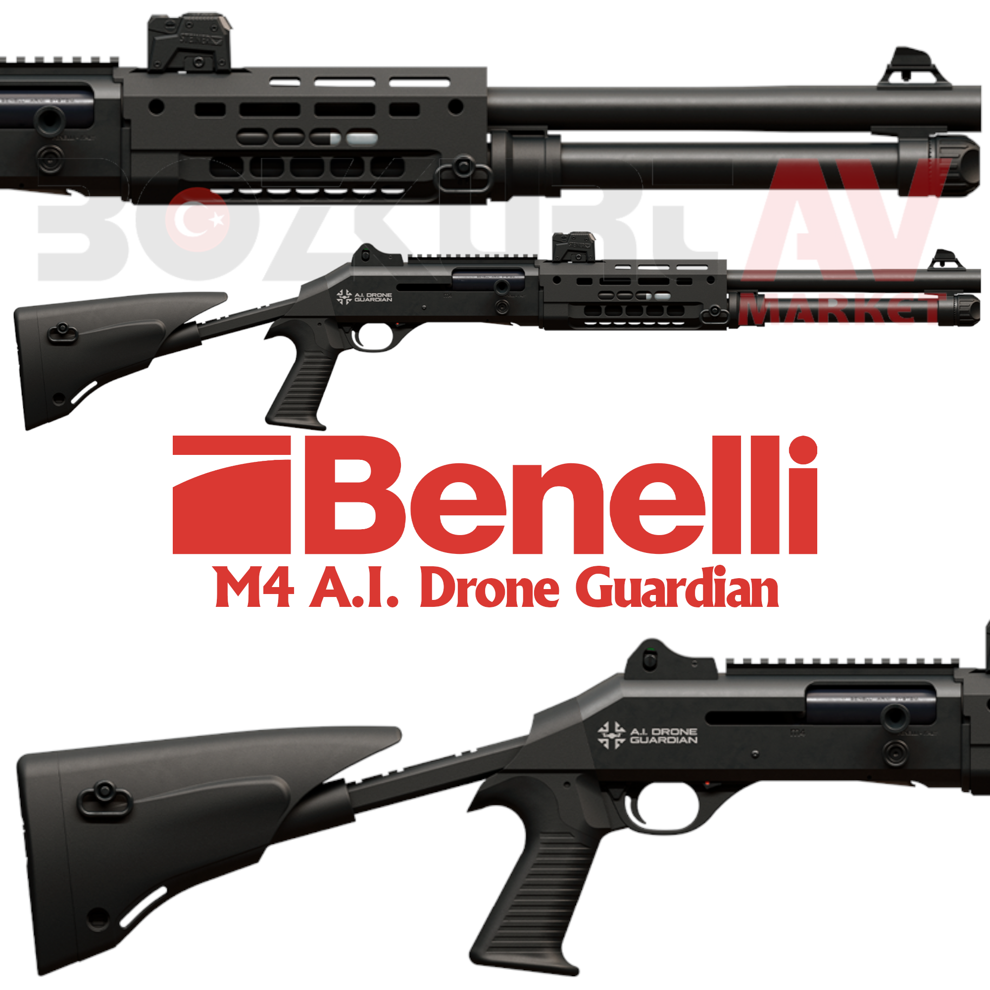 Benelli M4 A.I. Drone Guardian Otomatik Av Tüfeği