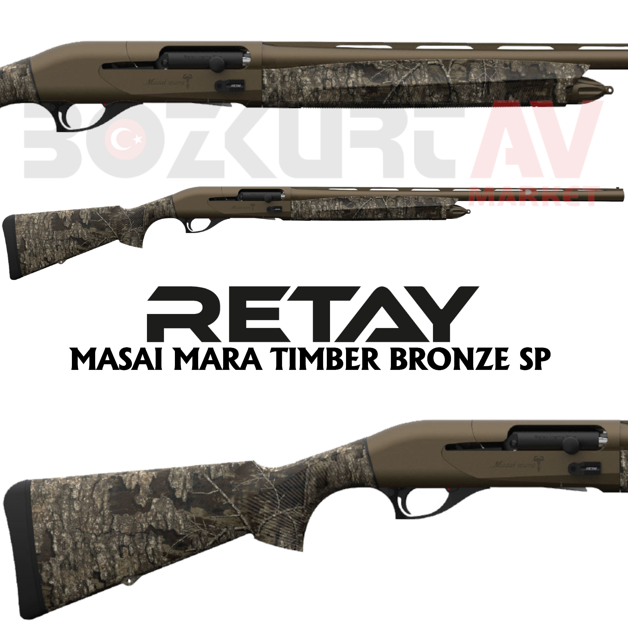 Retay Arms Masai Mara Timber Bronze SP Otomatik Av Tüfeği
