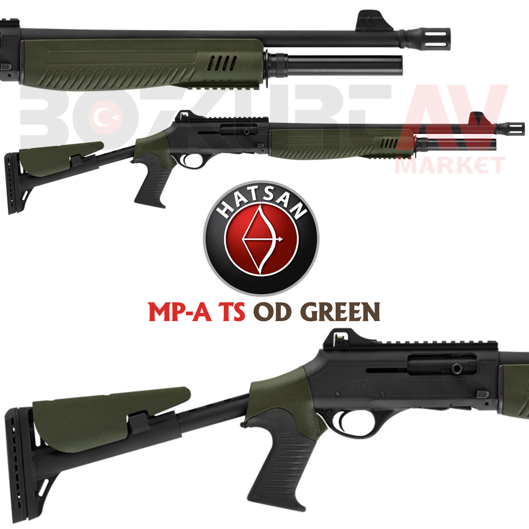 Hatsan Escort Magnum MP-A OD Green TS Otomatik Av Tüfeği