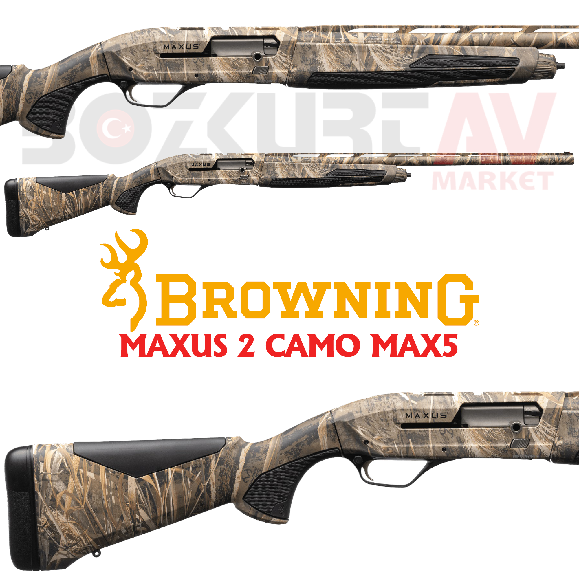 Browning Maxus 2 Camo MAX5 Otomatik Av Tüfeği