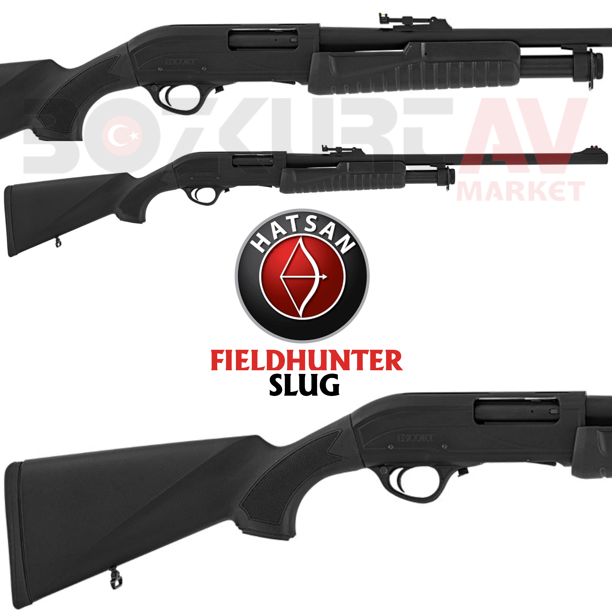 Hatsan Escort Magnum FieldHunter Slug Pompalı Av Tüfeği