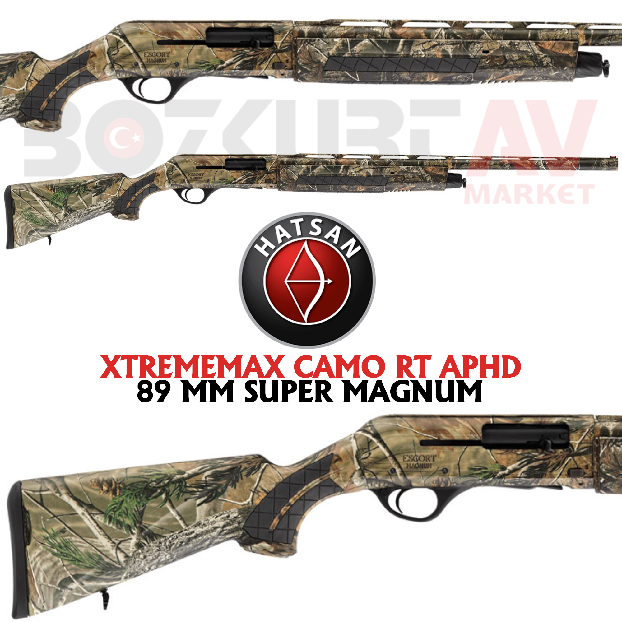 Hatsan Escort Magnum XtremeMAX Camo RealTree APHD Otomatik Av Tüfeği