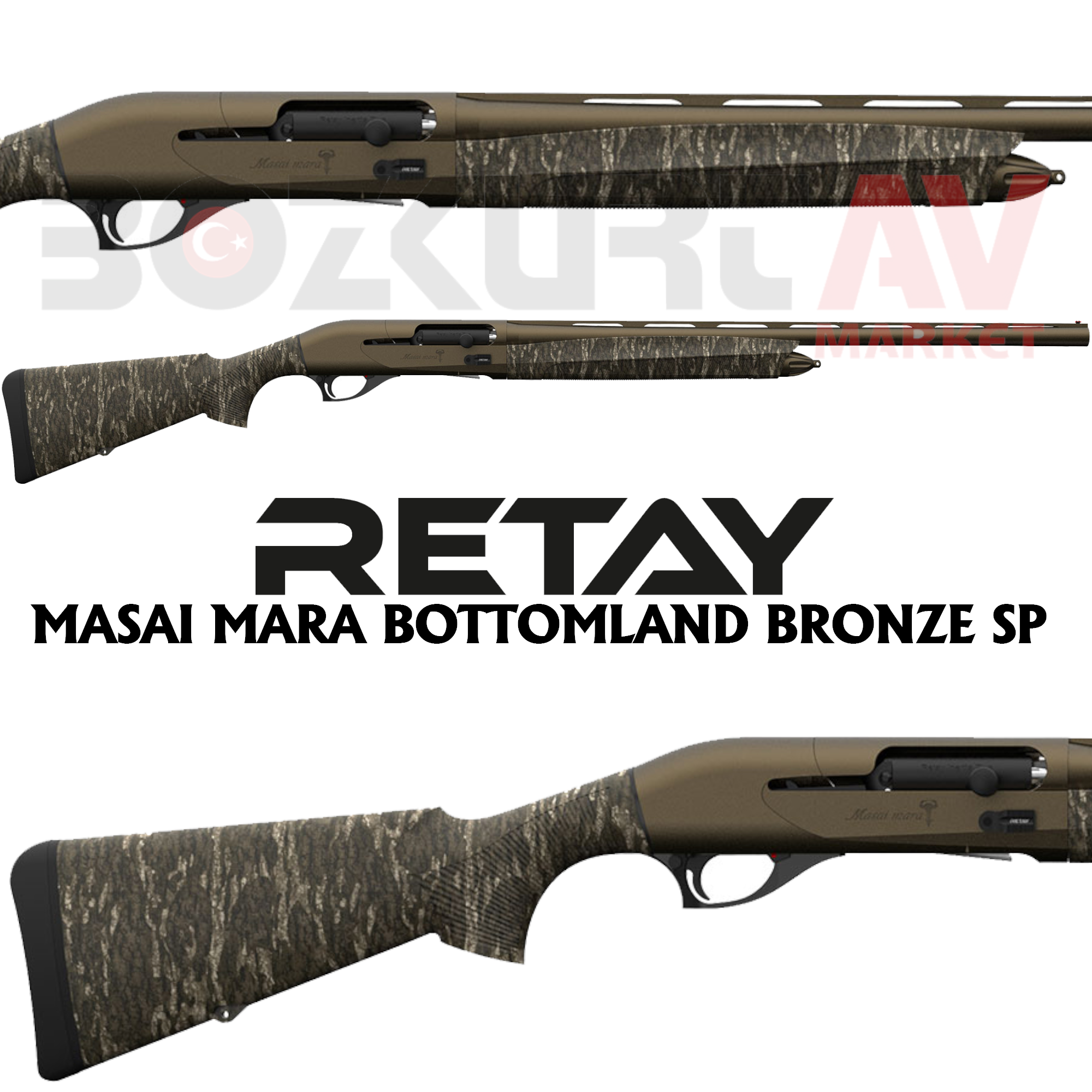 Retay Arms Masai Mara Bottomland Bronze SP Otomatik Av Tüfeği