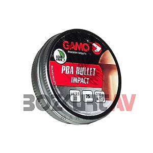 Gamo PBA Bullet 5,5 mm Havalı Tüfek Saçması (14,4 Grain - 75 Adet)