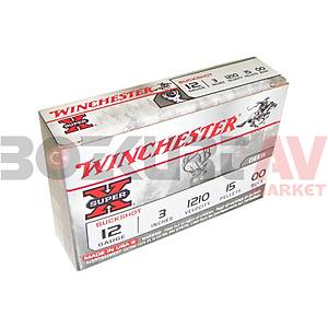 Winchester Super X Magnum 15 Pellets Buckshot 12 Kalibre Şevrotin