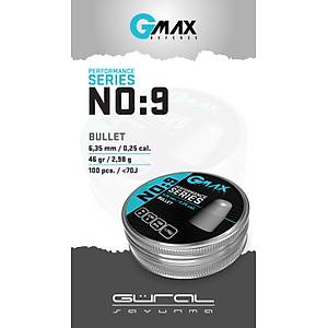 GMax Defense Bullet 6,35 mm Havalı Tüfek Saçması (NO9 - 46 Grain - 100 Adet)