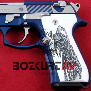 Beretta 92 FS 9 mm Beyaz Pleksi Tabanca Kabzası