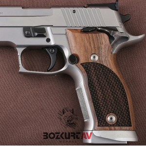 Sig Sauer P 226 X-Five Çift Dizayn Ceviz Tabanca Kabzası