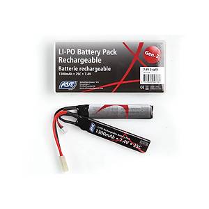 ASG 7,4V 1300 MAH. Li-po Pil