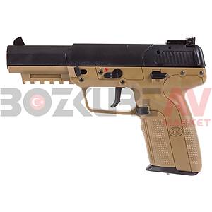 Cybergun FN Herstal Five-Seven Dark Earth Blowback Airsoft Havalı Tabanca