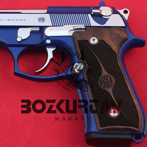 Beretta 92 FS 9 mm Ceviz Tabanca Kabzası