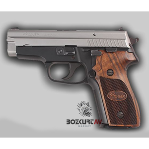 Sig Sauer P 228 - 229 Baklava Desenli Ceviz Tabanca Kabzası