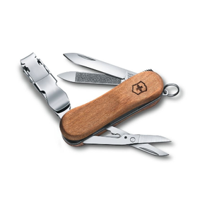 Victorinox 0.6461.63 NailClip Wood 580 Tırnak Makaslı Çakı