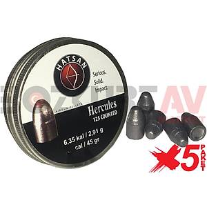 Hatsan Hercules 6,35 mm 5 Paket Havalı Tüfek Saçması (45 Grain - 625 Adet)