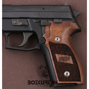 Sig Sauer P 228 - 229 Pütürlü Ceviz Tabanca Kabzası