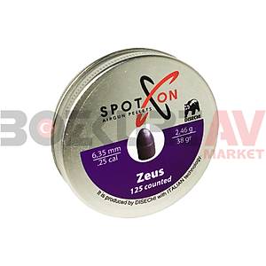 Spot On Zeus 6,35 mm Havalı Tüfek Saçması (39 Grain - 125 Adet)